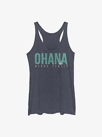 Disney Lilo & Stitch Ohana Bold Womens Tank Top