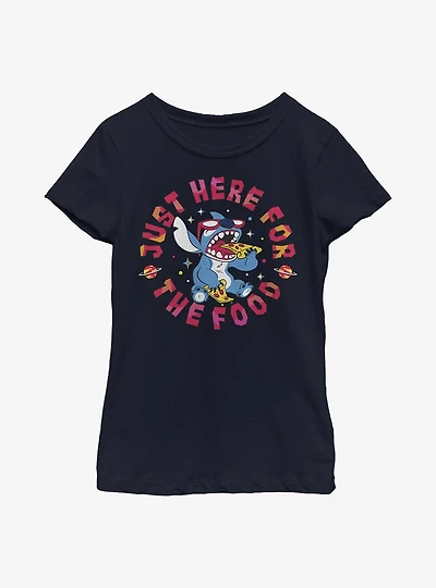 Disney Lilo & Stitch Pizza Youth Girls T-Shirt