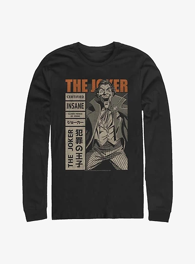DC Comics Batman Joker Cover Long-Sleeve