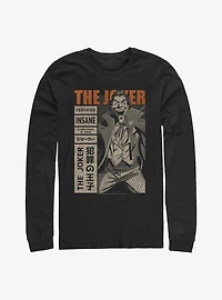 DC Comics Batman Joker Cover Long-Sleeve