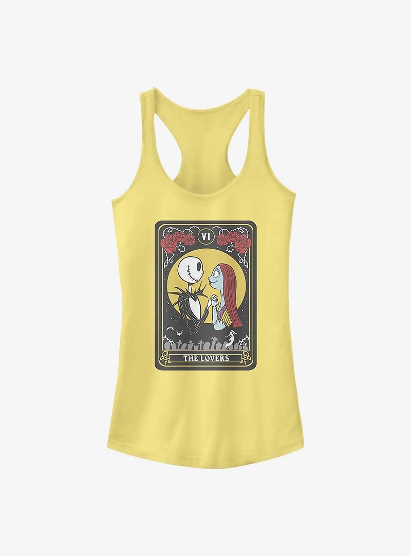The Nightmare Before Christmas Jack & Sally Lovers Tarot Tank Top