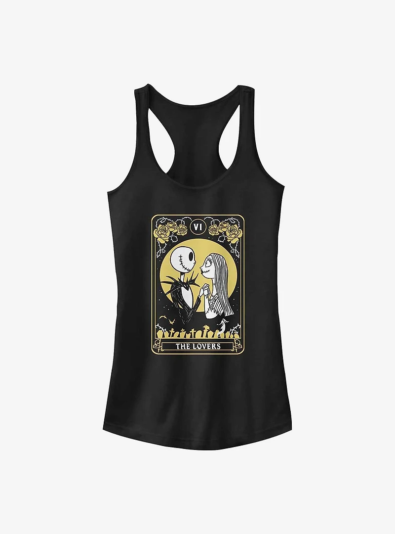The Nightmare Before Christmas Jack & Sally Lovers Tarot Tank Top