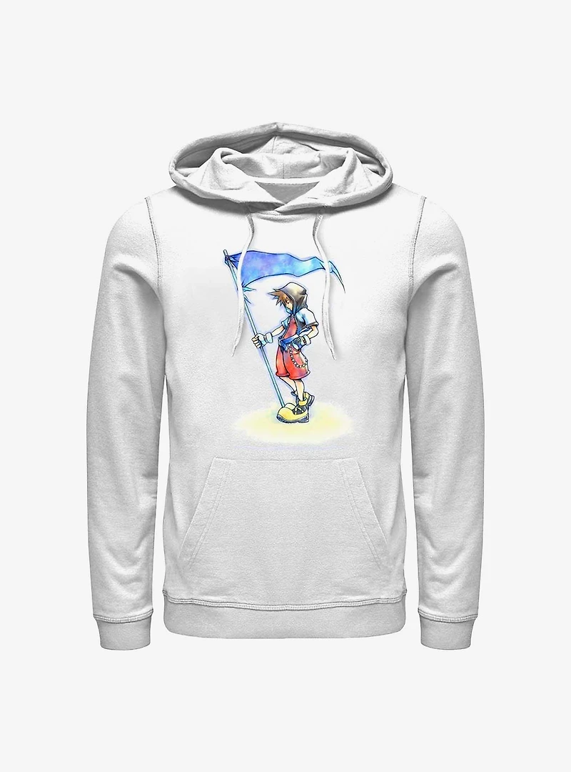 Disney Kingdom Hearts Sora With Flag Hoodie