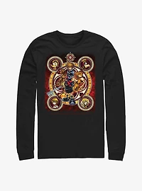 Disney Kingdom Hearts Group Circle Friends Long-Sleeve T-Shirt