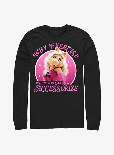 Disney The Muppets Accessorized Piggy Long Sleeve T-Shirt