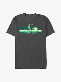 Disney The Muppets Kermit Green Stripes T-Shirt