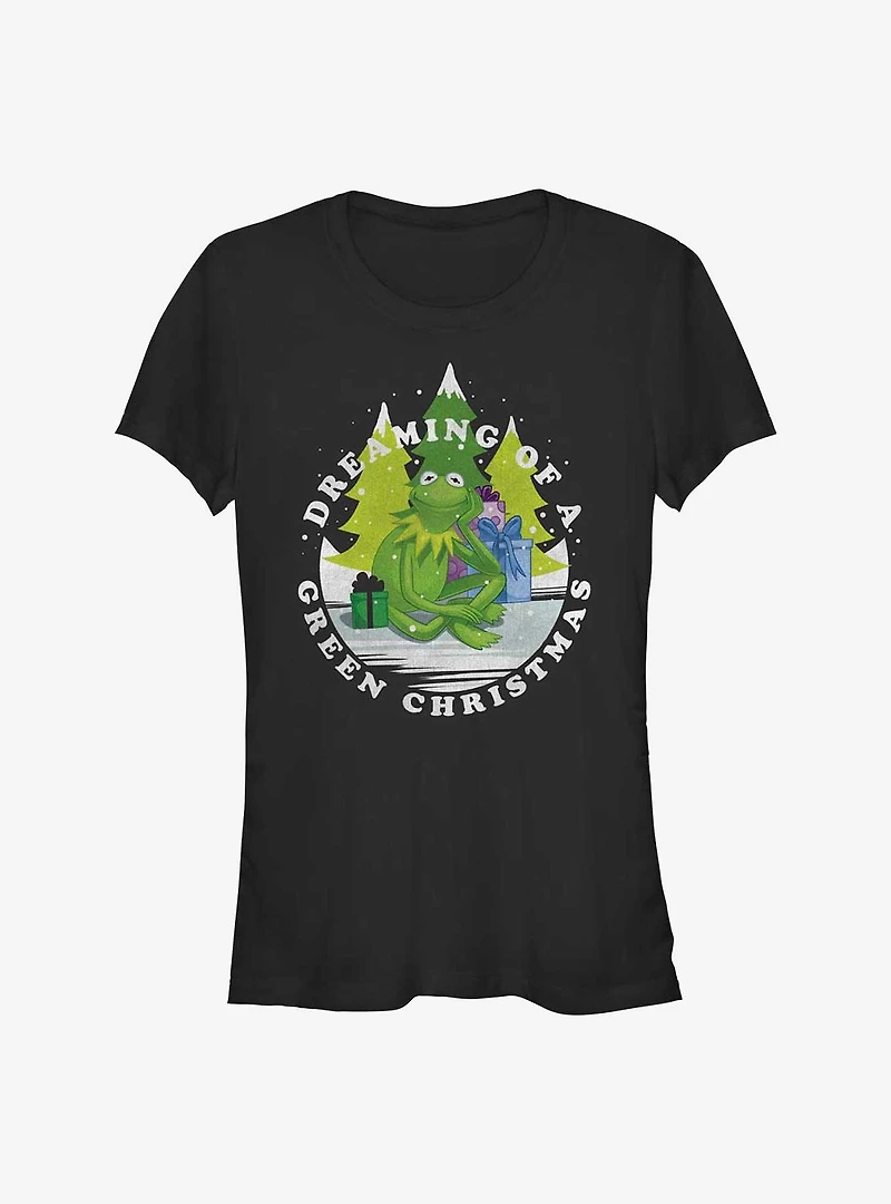 Disney The Muppets Green Christmas Girls T-Shirt