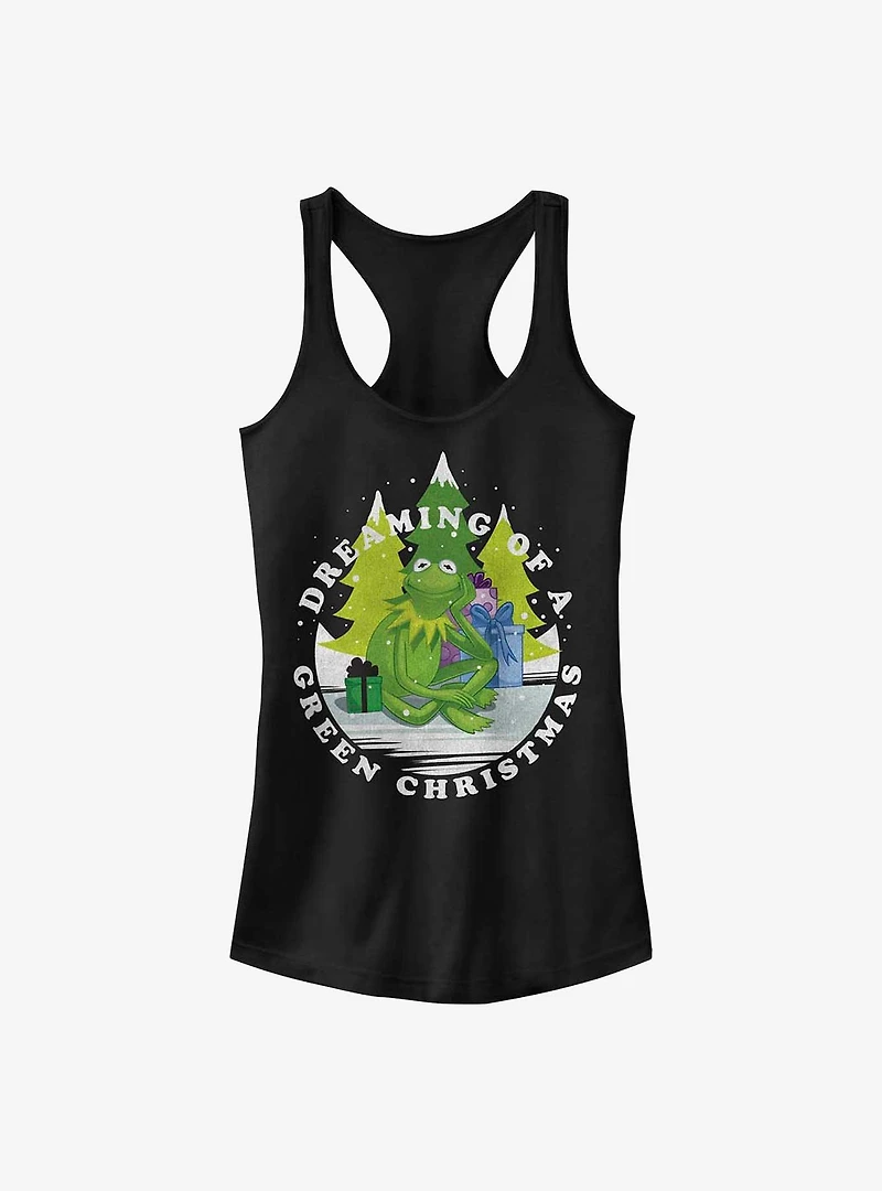 Disney The Muppets Green Christmas Girls Tank