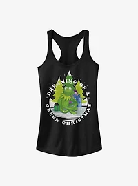 Disney The Muppets Green Christmas Girls Tank