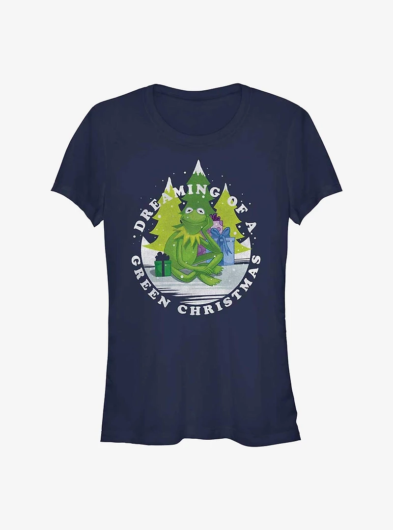 Disney The Muppets Green Christmas Girls T-Shirt