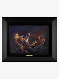 Star Wars The Mandalorian Uneasy Alliance 12" X 16" Canvas Classics