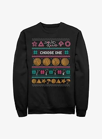 Squid Game Dagalog Cookie Ugly Sweater Sweatshirt