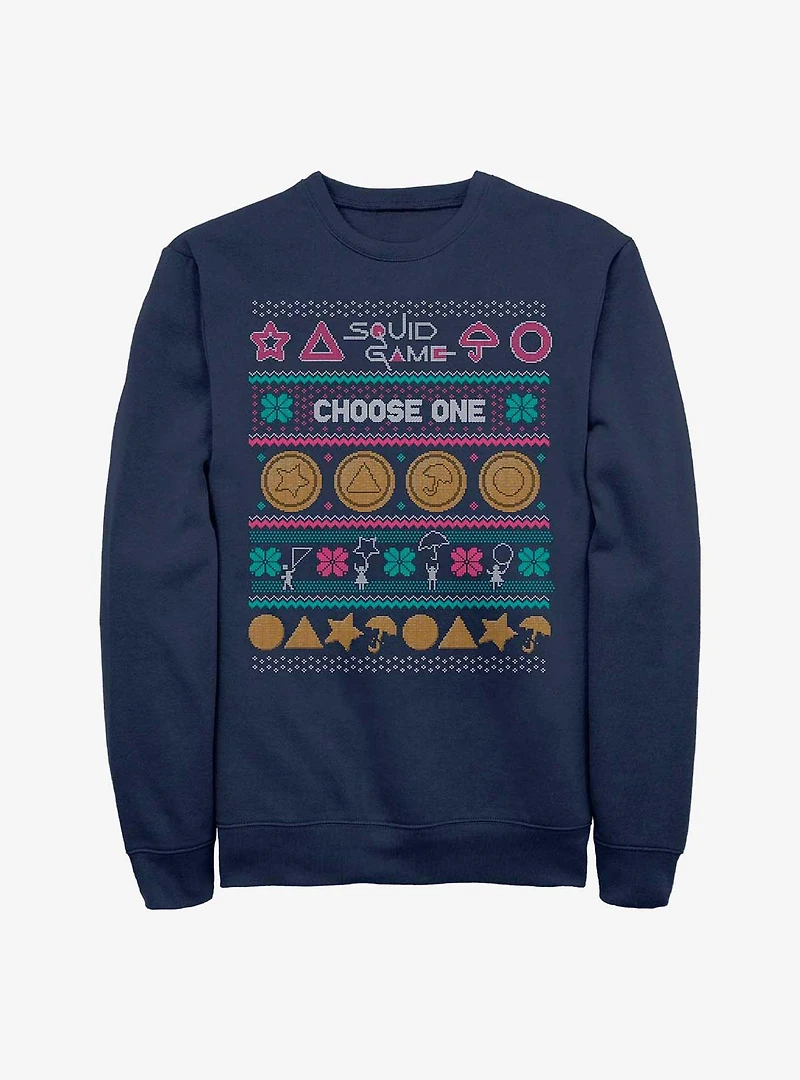 Squid Game Dagalog Cookie Ugly Sweater Sweatshirt