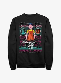 Squid Game Fair Isle Pattern Red Light