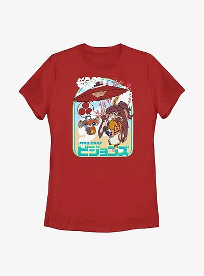 Star Wars: Visions Cherry Blossom Lop Womens T-Shirt