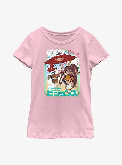 Star Wars: Visions Cherry Blossom Lop Youth Girls T-Shirt