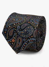 Star Wars The Mandalorian Black Paisley Tie