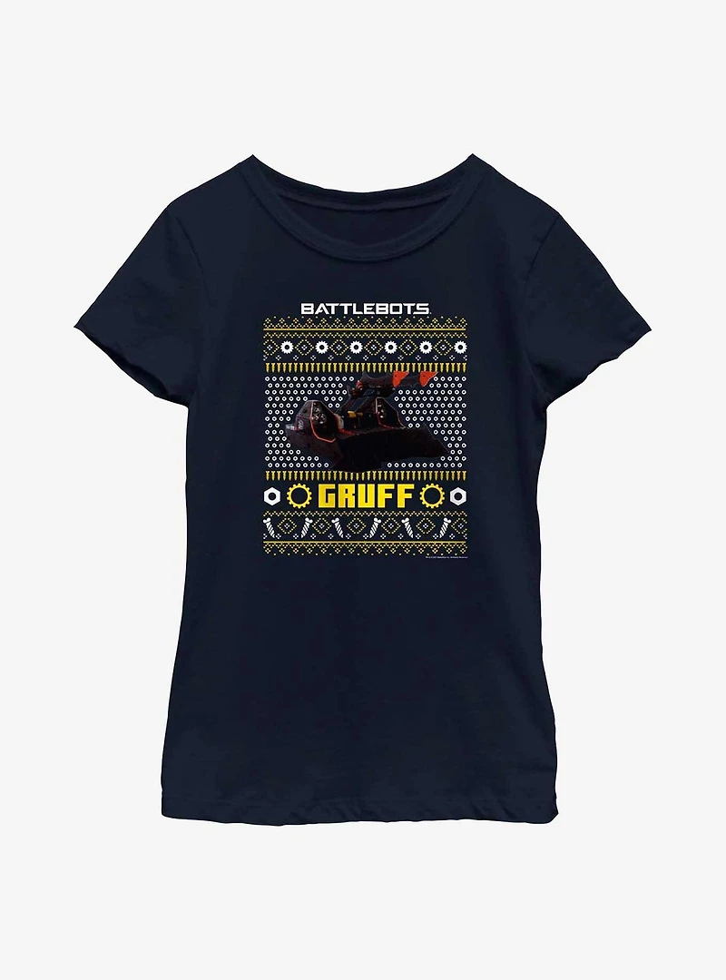 BattleBots Gruff Holiday Sweater Youth T-Shirt