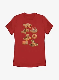 BattleBots Gingerbead Bots Womens T-Shirt