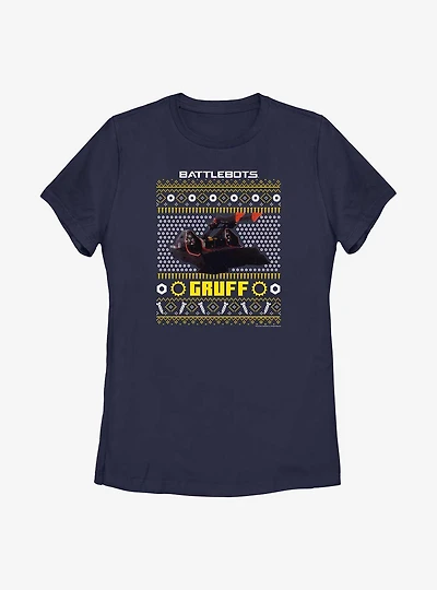 BattleBots Gruff Holiday Sweater Womens T-Shirt