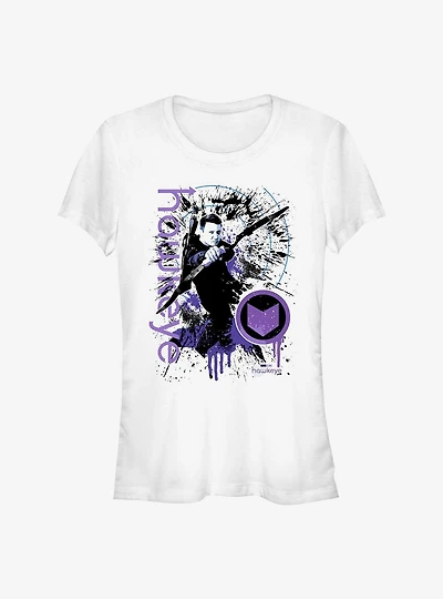 Marvel Hawkeye Splatter Girls T-Shirt