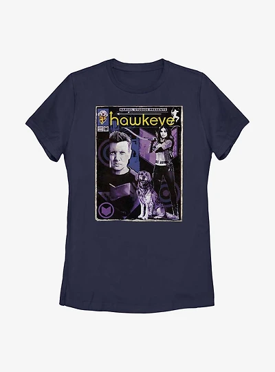 Marvel Hawkeye Archers Team Up Comic Womens T-Shirt