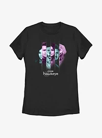 Marvel Hawkeye Line Panels Womens T-Shirt