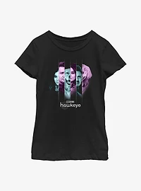Marvel Hawkeye Line Panels Youth Girls T-Shirt