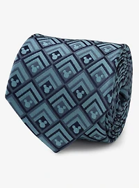 Disney Mickey Mouse Mickey Diamond Teal Tie