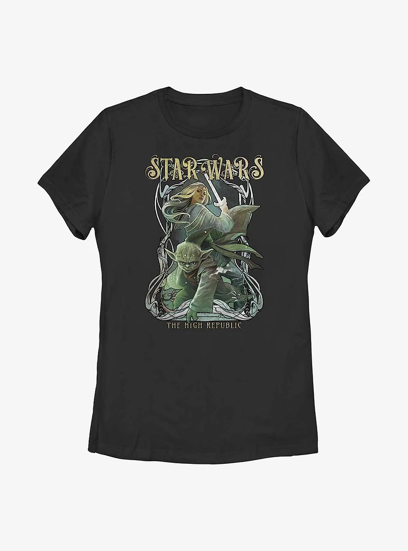 Star Wars: The High Republic Nouveau Poster Womens T-Shirt