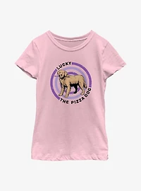 Marvel Hawkeye Pizza Dog Bullseye Youth T-Shirt