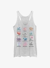 Crystal Chart Girls Tank