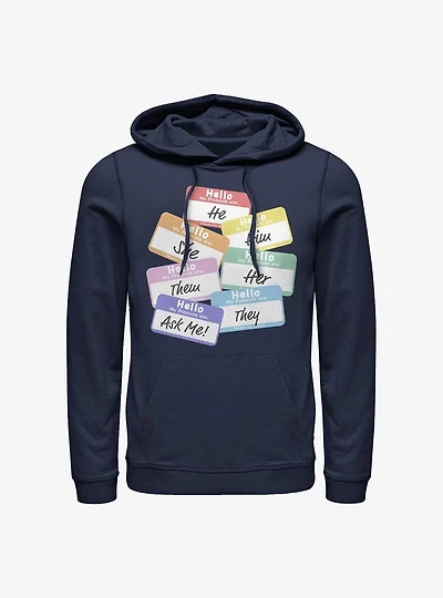 Rainbow Pronouns Hoodie
