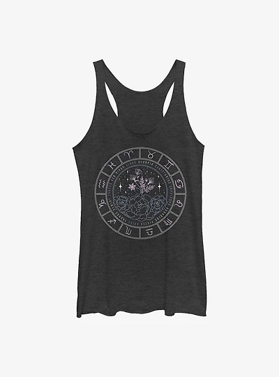 Zodiac Floral Girls Tank