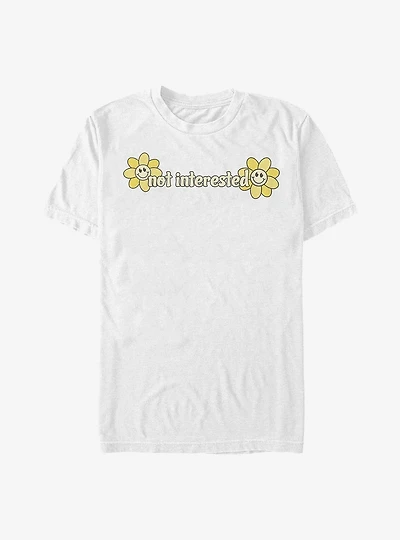 Not Interested Smile T-Shirt