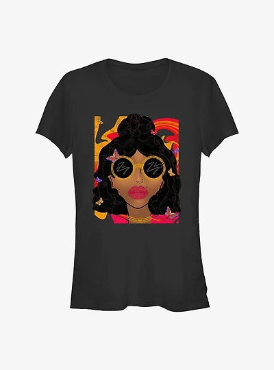 Colorful Portrait Girls T-Shirt