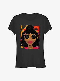 Colorful Portrait Girls T-Shirt