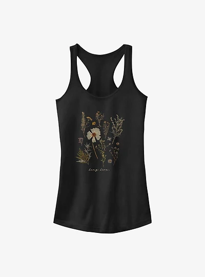 Pressed Flowers Live Girls Tank