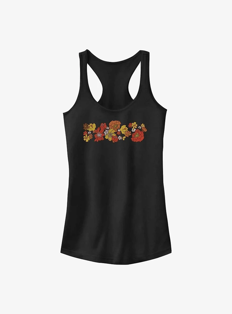 Retro Floral Girls Tank