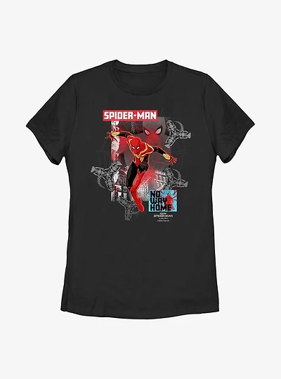 Marvel Spider-Man Escape Womens T-Shirt