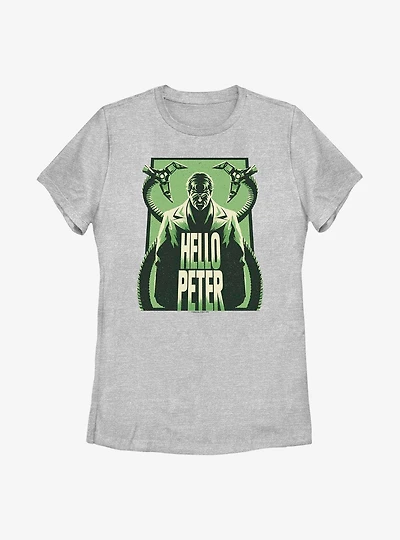 Marvel Spider-Man Hello Peter Womens T-Shirt