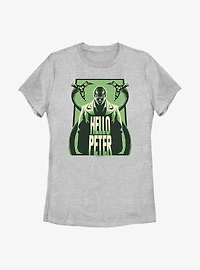 Marvel Spider-Man Hello Peter Womens T-Shirt
