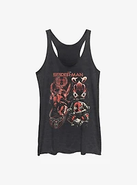 Marvel Spider-Man Double Booking Womens Tank Top