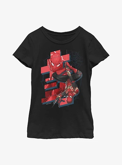 Marvel Spider-Man Hanging Time Youth T-Shirt