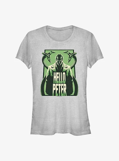 Marvel's Spider-Man Hello Peter Badge Girl's T-Shirt