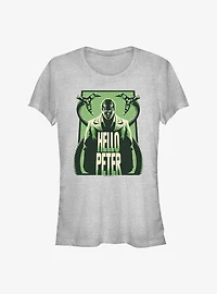 Marvel's Spider-Man Hello Peter Badge Girl's T-Shirt