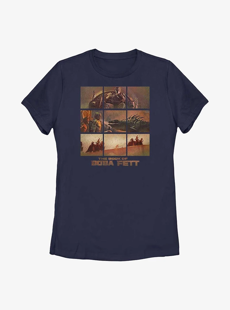 Star Wars The Book Of Boba Fett Desert Palace Womens T-Shirt