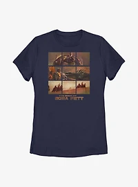 Star Wars The Book Of Boba Fett Desert Palace Womens T-Shirt