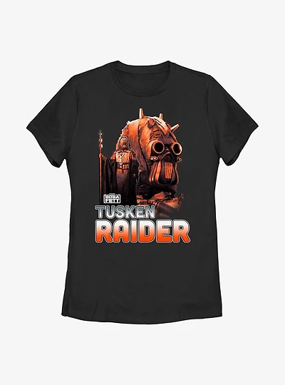 Star Wars The Book Of Boba Fett Tusken Raider Womens T-Shirt