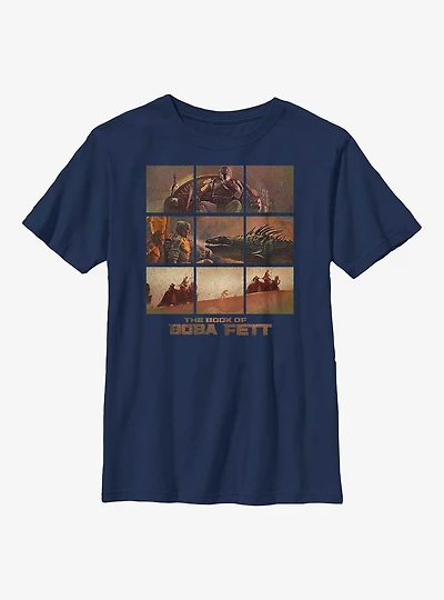 Star Wars The Book Of Boba Fett Desert Palace Youth T-Shirt
